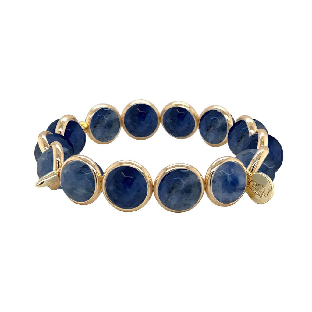 BRETT LAUREN Bracelets Sodalite Gemstone Bead Bracelet 10 mm