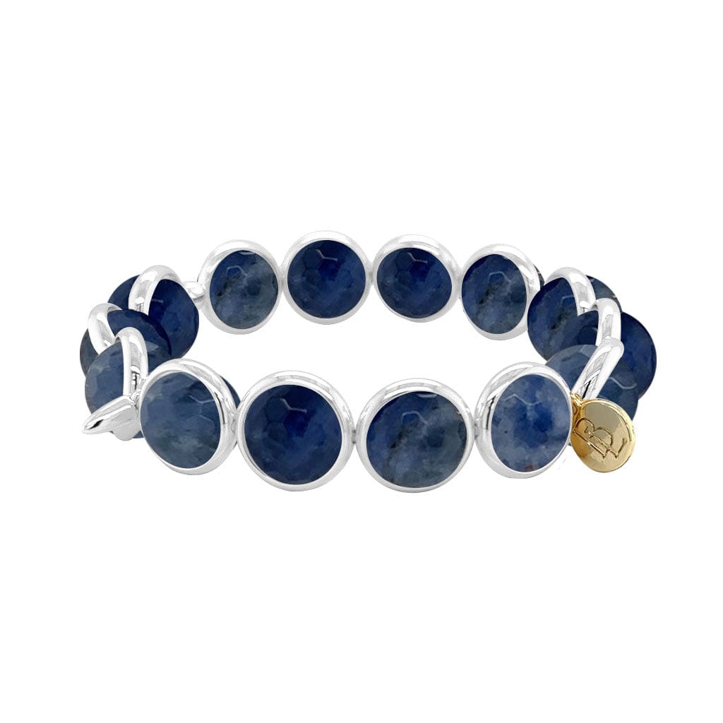 BRETT LAUREN Bracelets Sodalite Gemstone Bead Bracelet 10 mm