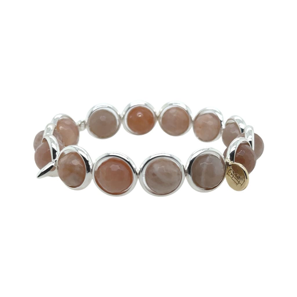 BRETT LAUREN Bracelets Sunstone Gemstone Bead Bracelet 10 mm