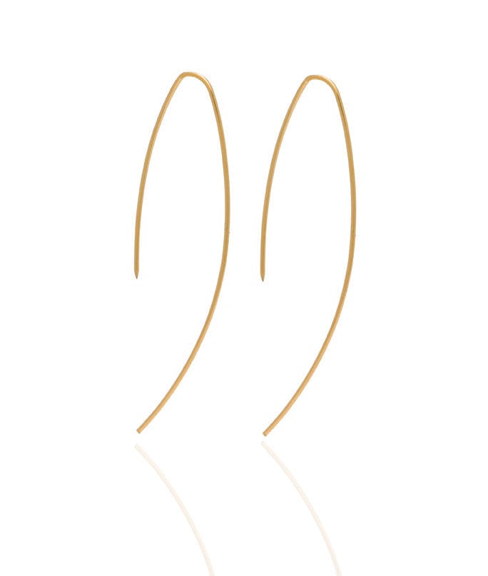 BRETT LAUREN Earrings Wishbone Gold-filled Earrings