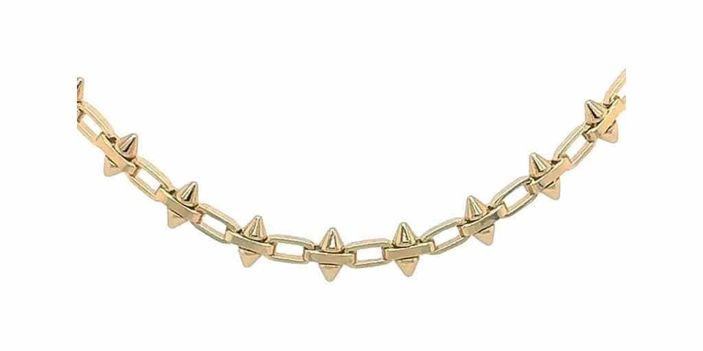 BRETT LAUREN Necklaces Gold Baby Spike Chain Link Necklace