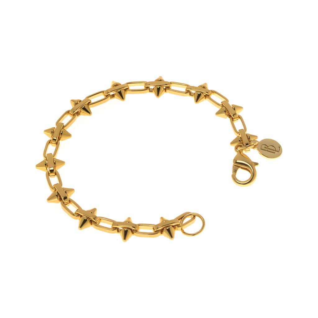 BRETT LAUREN Bracelets Baby Spike Chain Link Bracelet - Gold