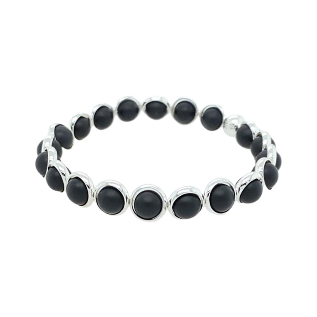 BRETT LAUREN Bracelets Matte Onyx Mini Gemstone Bead Bracelet