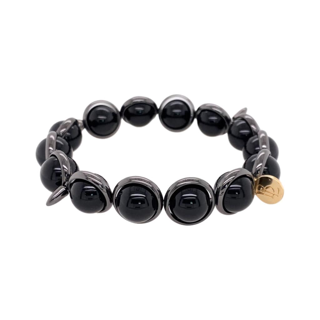 BRETT LAUREN Bracelets Onyx Gemstone Bead Bracelet