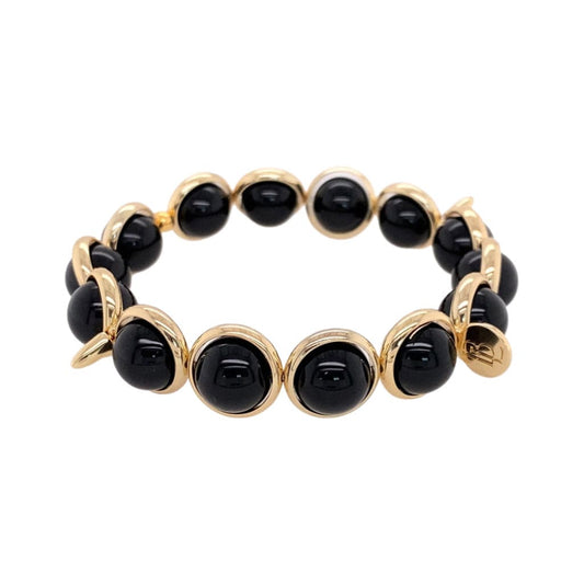 BRETT LAUREN Bracelets Onyx Gemstone Bead Bracelet