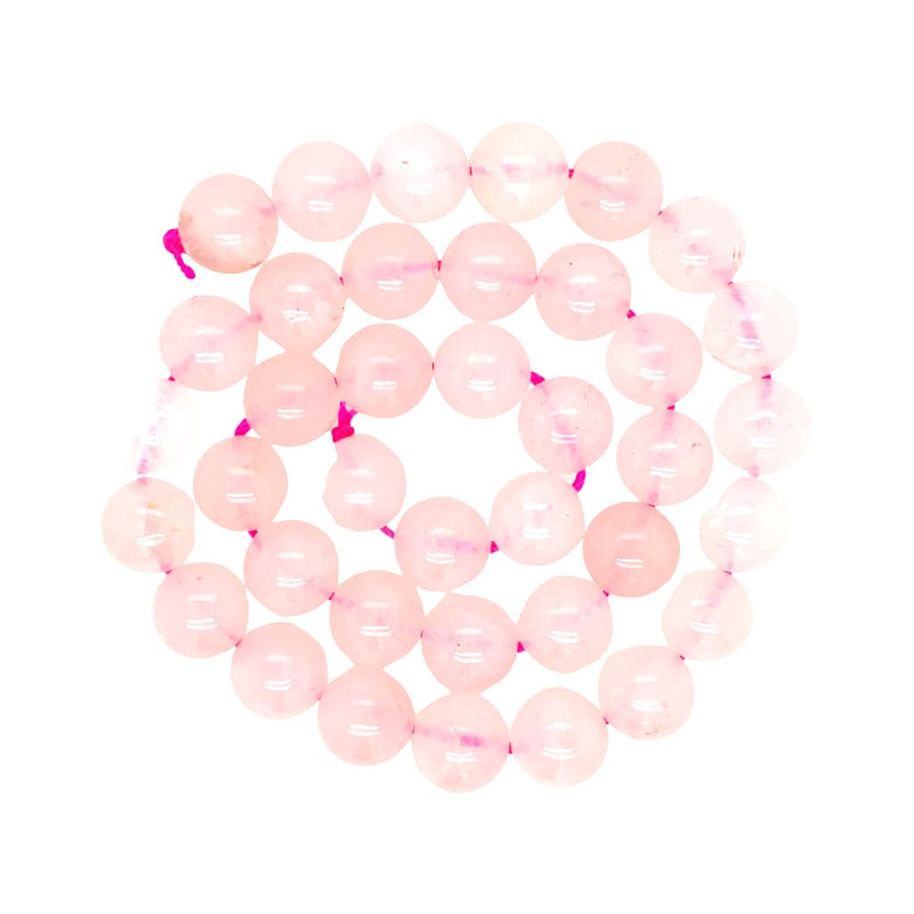 BRETT LAUREN Bracelets Rose Quartz Gemstone Bead Bracelet