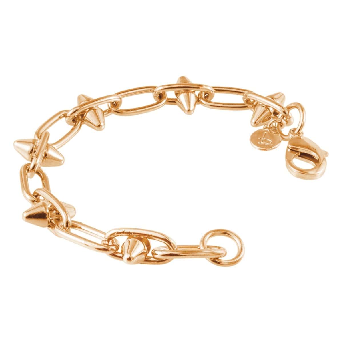 BRETT LAUREN Bracelets Spike Chain Link Bracelet - Gold