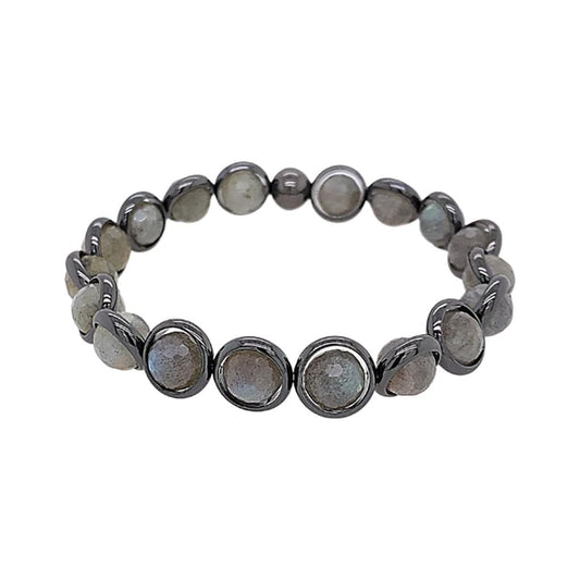 BRETT LAUREN Men's Bracelets Labradorite Beaded Bracelet (men's)