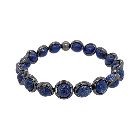 BRETT LAUREN Men's Bracelets Lapis Beaded Bracelet (men's)