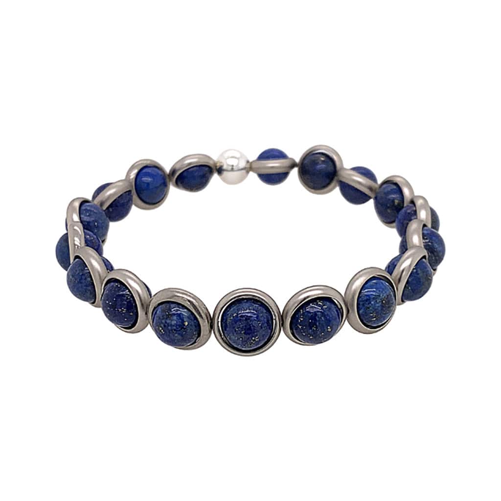 Selenite & Lapis Lazuli Bracelet | Bracelets | Style of Zen