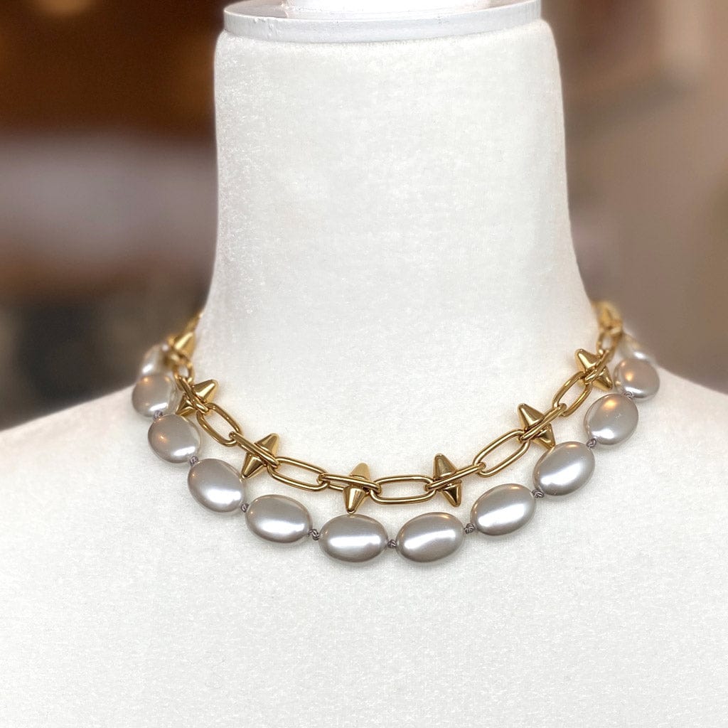 BRETT LAUREN Necklaces Gold Spike Necklace